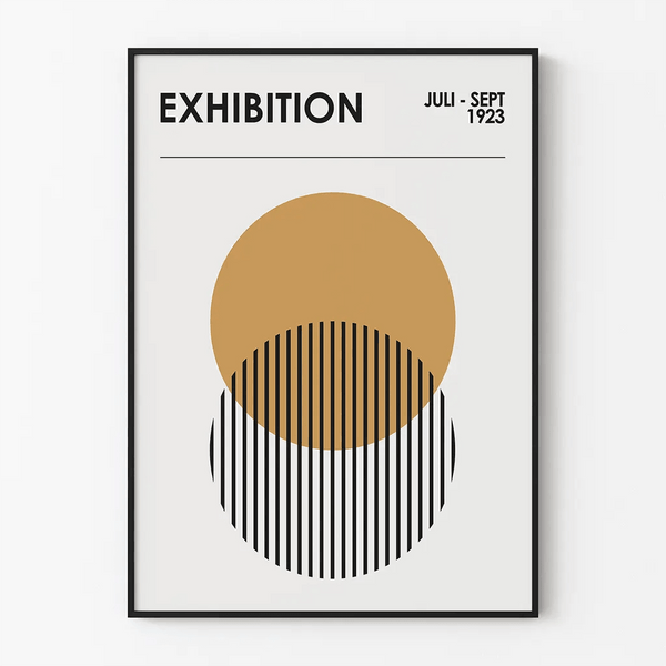 Affiche Bauhaus - Intersection Dorée