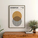 Poster Bauhaus - Gouden Kruising