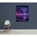 Poster Cyberpunk d'Amsterdam