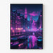 Poster Cyberpunk d'Amsterdam