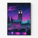 Poster Cyberpunk de Londres — wandpresentatie van het kunstwerk