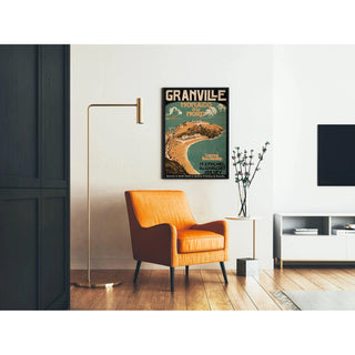 Affiche Granville vintage – La Monaco du Nord et centre balnéaire