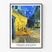 Poster Het terras van het café 's avonds - Vincent van Gogh