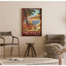 Vintage Menton Poster