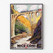 Vintage Nice Train Poster