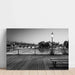 Poster Paris - Le Pont des Arts in black and white