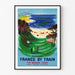 Vintage Basque Country Poster — wall display of the artwork