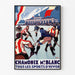 Vintage Winter Sports Poster in Chamonix