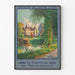 Vintage Tourlaville Poster – The castle by the water