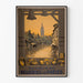 Vintage Villedieu-les-Poêles advertising poster – Art bronzes
