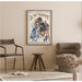 Poster Vintage Het Leven in Parijs