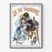 Poster Vintage Het Leven in Parijs