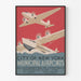 Vintage poster - Stad van New York gemeentelijke luchthavens