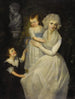 Portret van een dame met haar kinderen - Na Thomas Gainsborough — weergave van het kunstwerk
