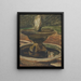 Fontaine - Agnes Slott-Møller — ingelijst kunstwerk aan de muur
