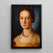 Costanza Da Sommaia - Agnolo Bronzino — ingelijst kunstwerk aan de muur