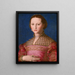 Éléonore de Tolède - Agnolo Bronzino — framed artwork on a wall