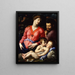 La Sainte Famille Panciatichi - Agnolo Bronzino — framed artwork on a wall