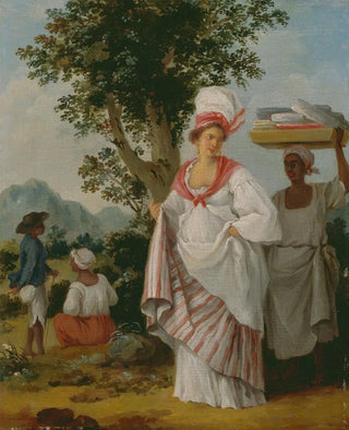 Agostino Brunias - A West Indian Creole Woman Attended by her Black Servant.webp