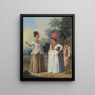 Agostino Brunias - West Indian Women Of Color With A Child And Black Servant.webp
