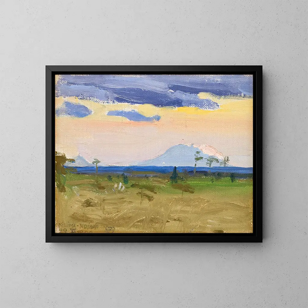 Kilima Ndjaro 22 VI - Akseli Gallen-Kallela — ingelijst kunstwerk aan de muur