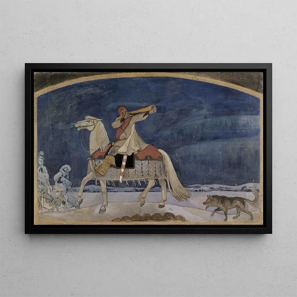 Akseli GallenKallela - Kullervo Sets Off For Battle.webp