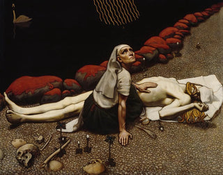 Akseli GallenKallela - Lemminkinens Mother.webp
