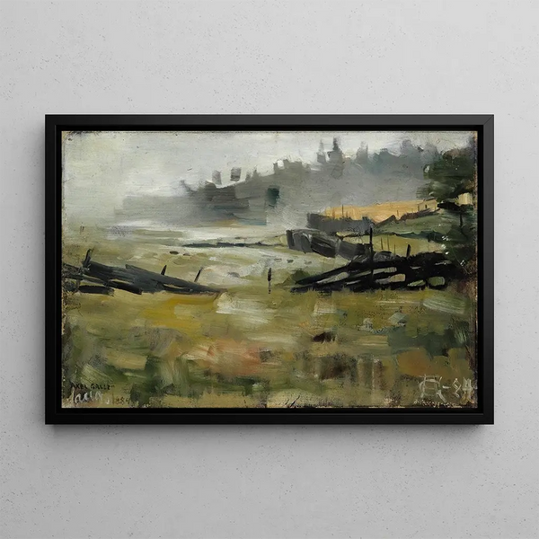 Akseli GallenKallela - Misty Landscape.webp