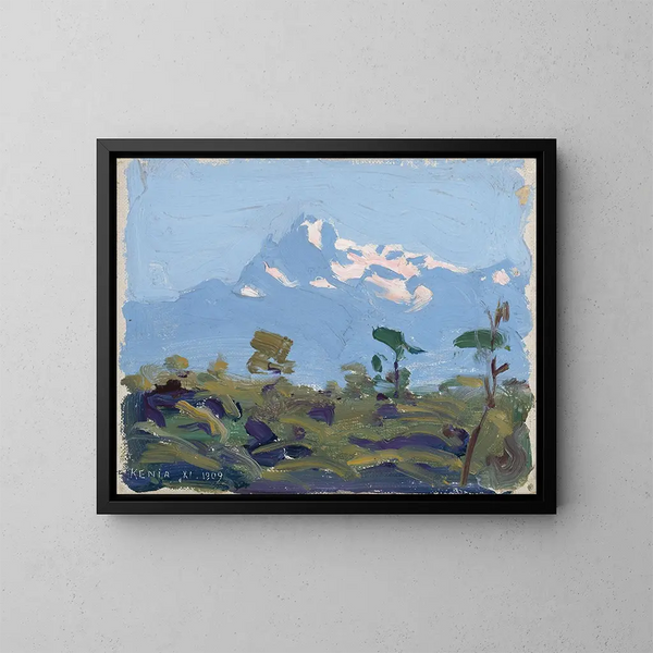 Mont Kenya - Akseli Gallen-Kallela — ingelijst kunstwerk aan de muur