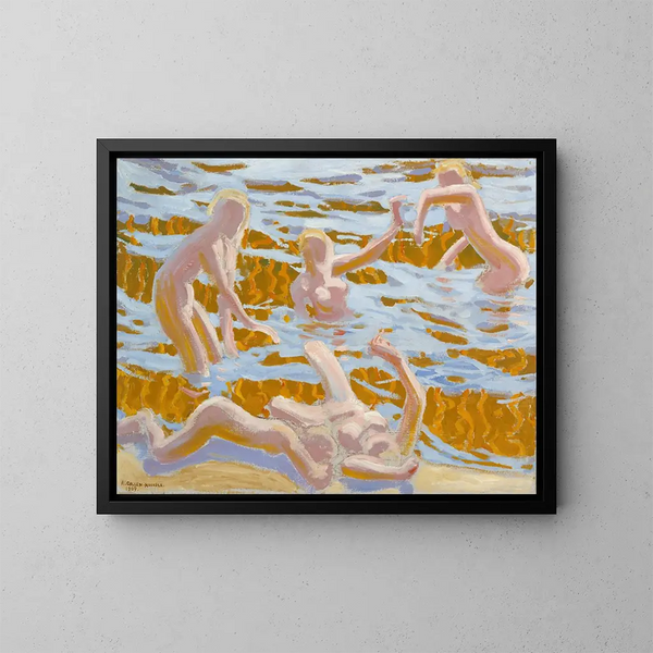 Oceaniden - Akseli Gallen-Kallela — ingelijst kunstwerk aan de muur