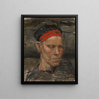 Akseli GallenKallela - Portrait Of A Karelian Woman.webp