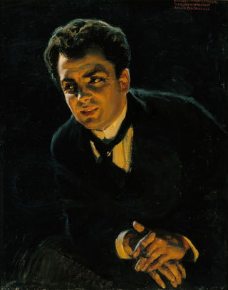 Akseli GallenKallela - Portrait Of The German Actor Rudolf Rittner.webp