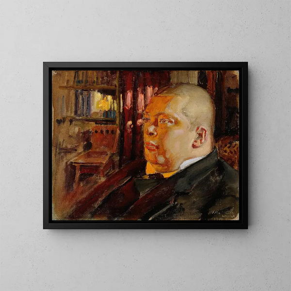 Portret van Eric O.W. Ehrström - Akseli Gallen-Kallela | Reproduction — ingelijst kunstwerk aan de muur
