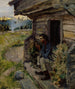 rustige avond - Akseli Gallen-Kallela — weergave van het kunstwerk