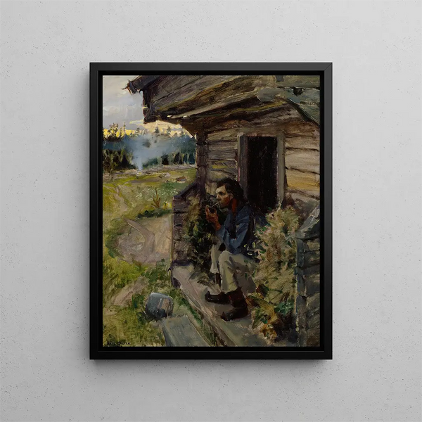 Akseli GallenKallela - Tranquil Evening.webp