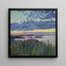 View of a Lake at Sunset - Akseli Gallen-Kallela — framed artwork on a wall