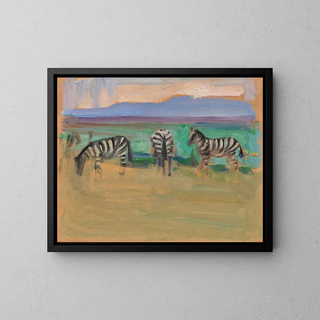 Akseli GallenKallela - Zebras.webp