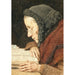 Oudere vrouw die de Bijbel leest - Albert Anker — weergave van het kunstwerk