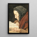 Oudere vrouw die de Bijbel leest - Albert Anker — ingelijst kunstwerk aan de muur