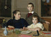 De broers en zussen Zaeslin - Albert Anker — weergave van het kunstwerk