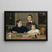 De broers en zussen Zaeslin - Albert Anker — ingelijst kunstwerk aan de muur