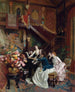 Rond een partituur - Albert Aublet — weergave van het kunstwerk