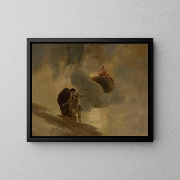 De Gedachte - Albert Besnard — ingelijst kunstwerk aan de muur
