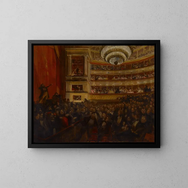 De eerste van Hernani vóór de strijd - Albert Besnard — ingelijst kunstwerk aan de muur
