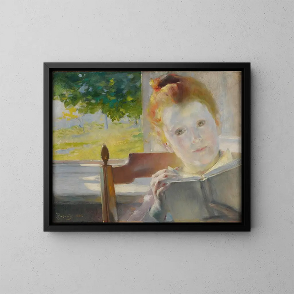 Matinée - Albert Besnard — ingelijst kunstwerk aan de muur