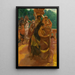 op het ponton van Trichinopoly India - Albert Besnard — ingelijst kunstwerk aan de muur