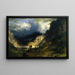 Tempête dans les montagnes Rocheuses Mt Rosalie - Albert Bierstadt — ingelijst kunstwerk aan de muur