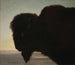 Bufflehoofd - Albert Bierstadt — weergave van het kunstwerk