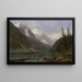van het Canadese Rockies, Lake Louise - Albert Bierstadt — ingelijst kunstwerk aan de muur