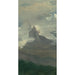 Reproductie van het schilderij Studie van wolken met bergtoppen - Albert Bierstadt